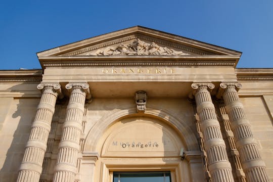 Bilhete de entrada no Museu da Orangerie e guia áudio