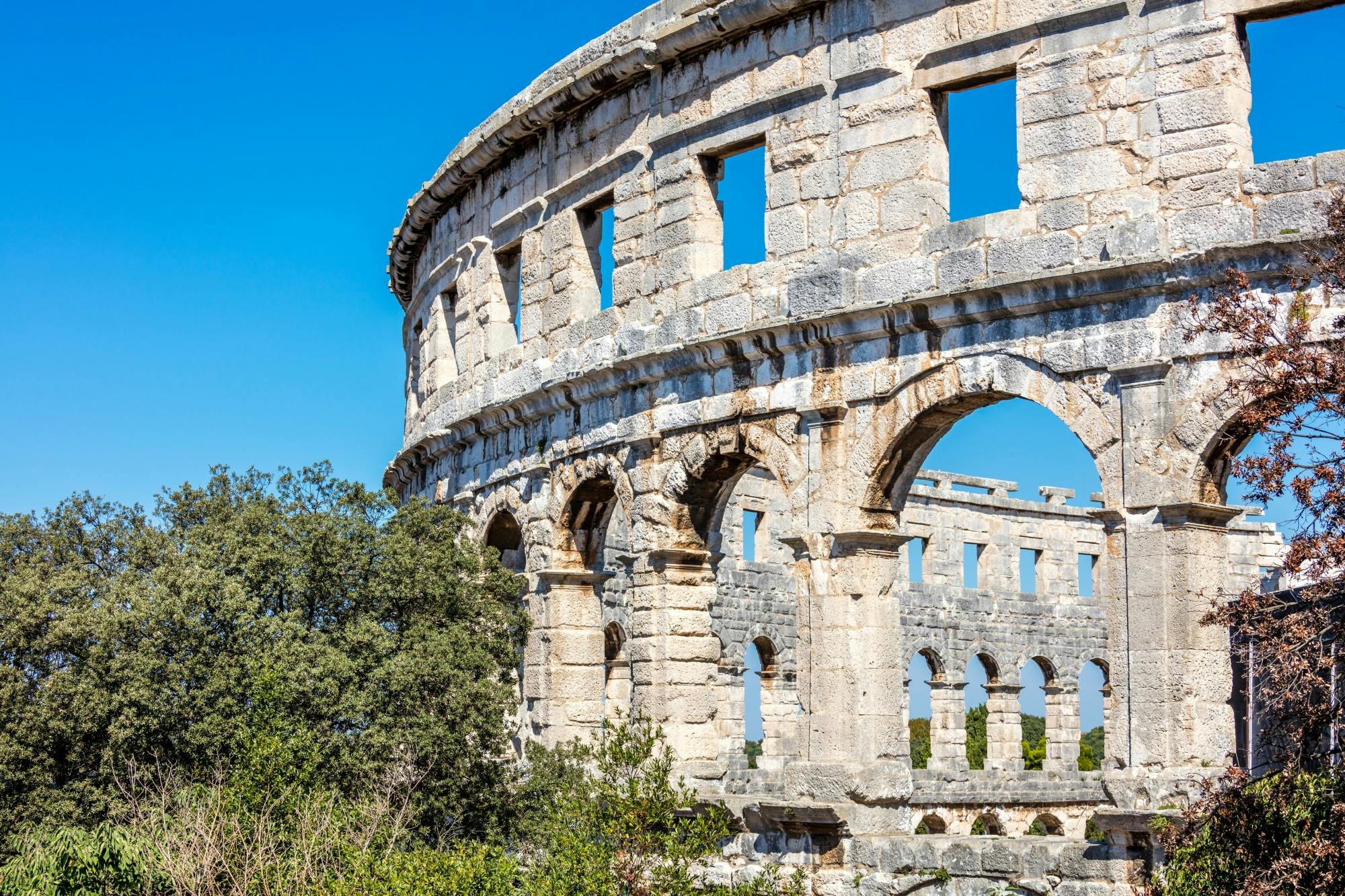 Ancient Istria tour from Poreč including Rovinj, Pula and lunch in Gržini