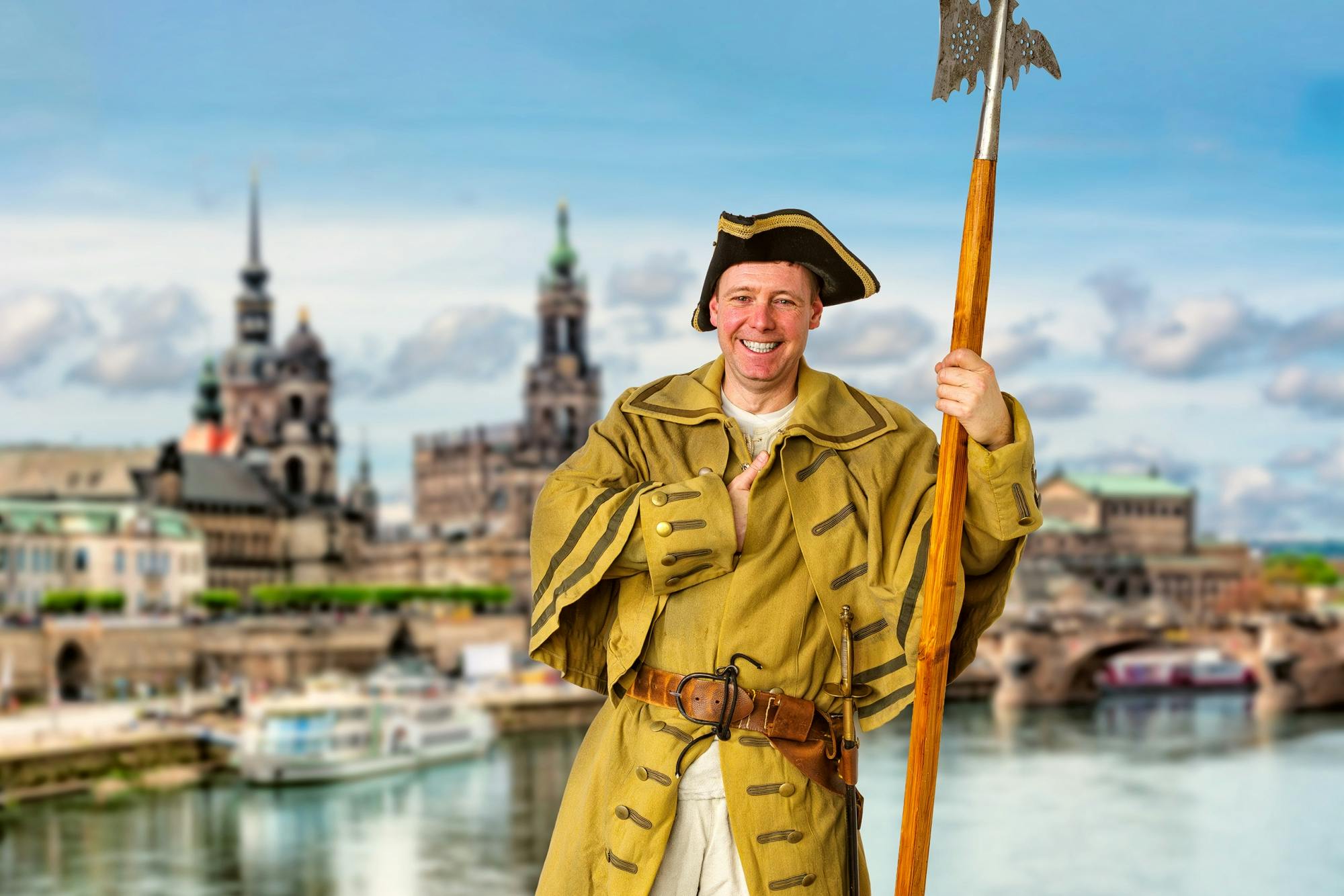 Visite historique immersive des gardes de la ville de Dresde