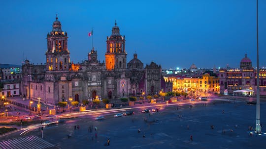 Mexico City night tour with optional ticket to Torre Latinoamericana