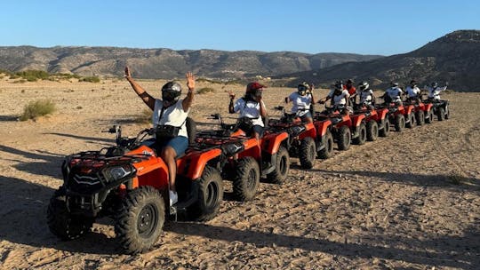 Half-day camel ride and quad bike adventure
