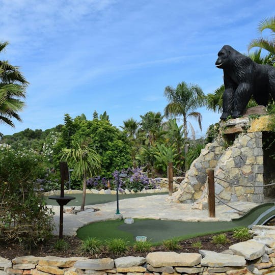 Aventura de mini-golfe no Eden Alvor no Algarve