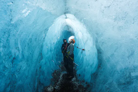 Visite de la grotte de glace du Vatnajökull avec randonnée sur le glacier