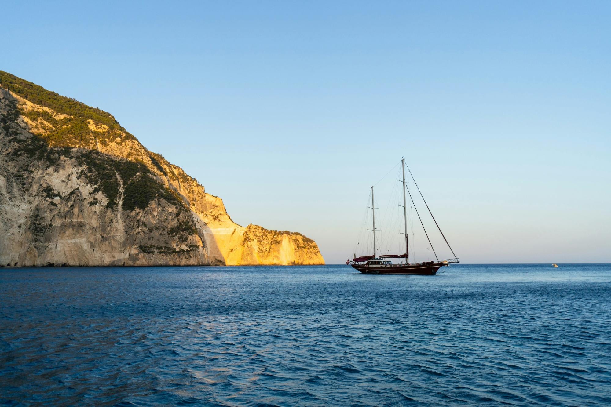 Rhodes Bay sunset sailing cruise