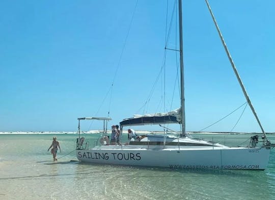 Excursion de quatre heures à Ria Formosa avec leçon de voile
