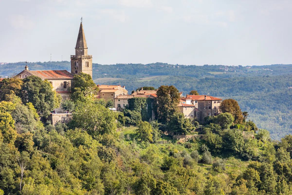 Istrian hilltop villages tour with local speciality tasting