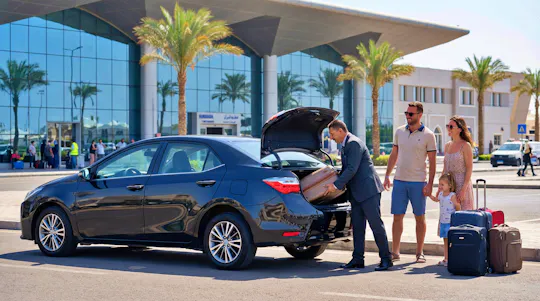 Privater Transfer vom oder zum Flughafen Hurghada innerhalb von Soma Bay und Safaga