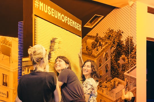 Eintrittskarte für das Museum der Sinne Madrid