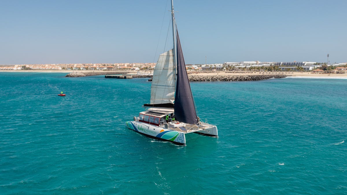 Boavista eco-catamaran dagtocht vanuit Sal