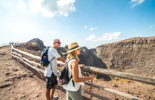 Pompeii and Vesuvius volcano skip the line guided tour from Sorrento