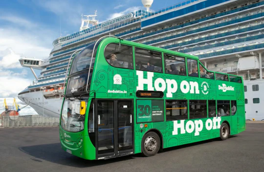 Dublin cruise ship shore excursion with hop-on hop-off and transfer