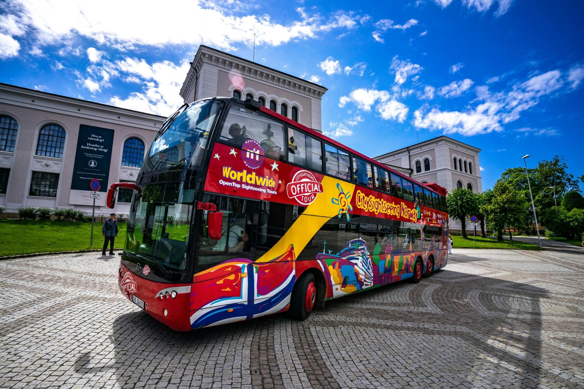 City Sightseeing hop-on hop-off bus tour of Bergen