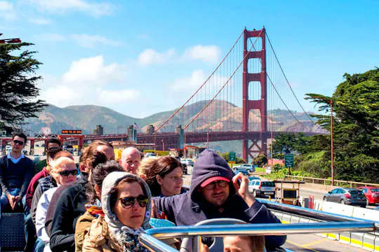 City Sightseeing hop-on hop-off bus tour of San Francisco