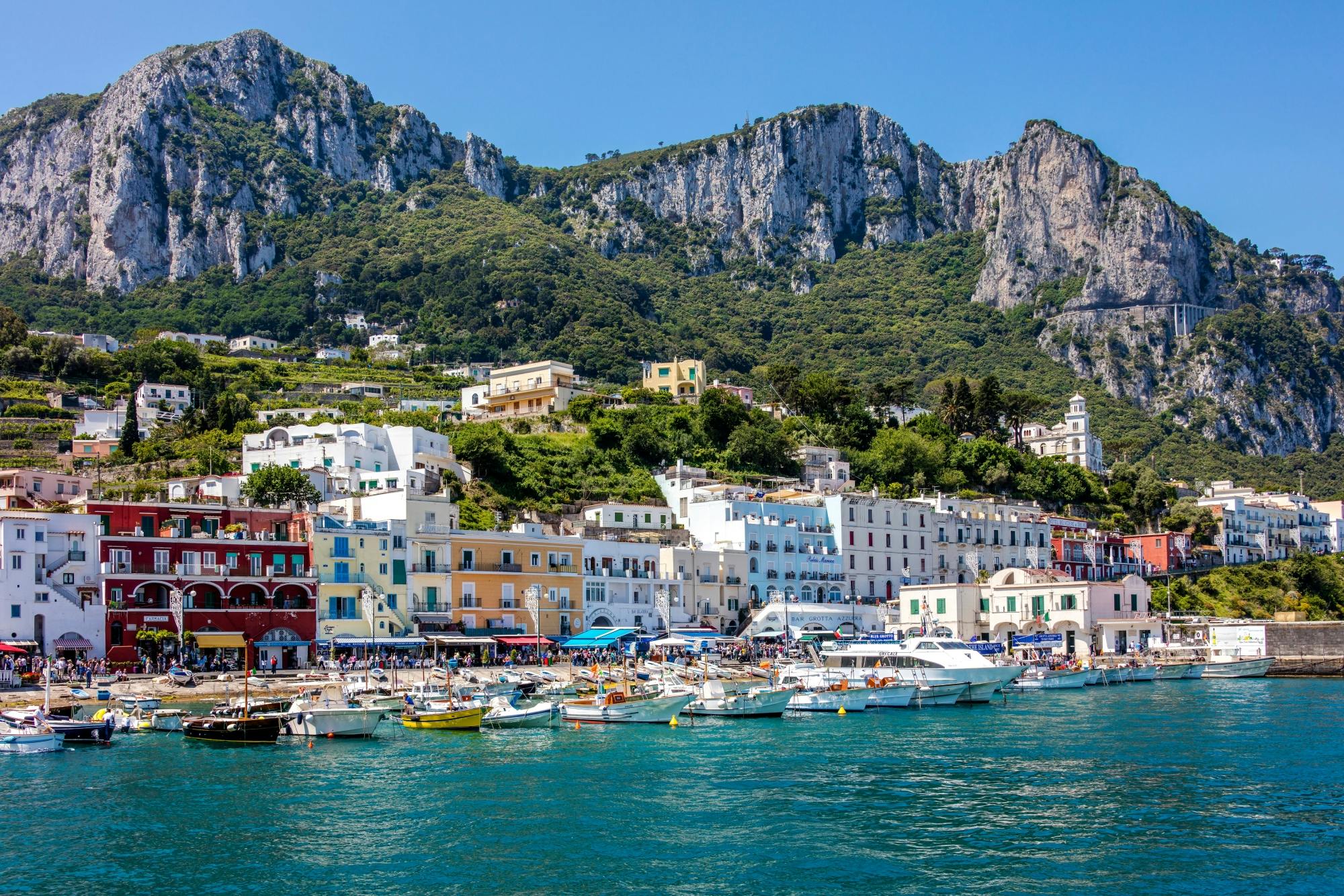 Full-day Capri island Boat tour with lunch