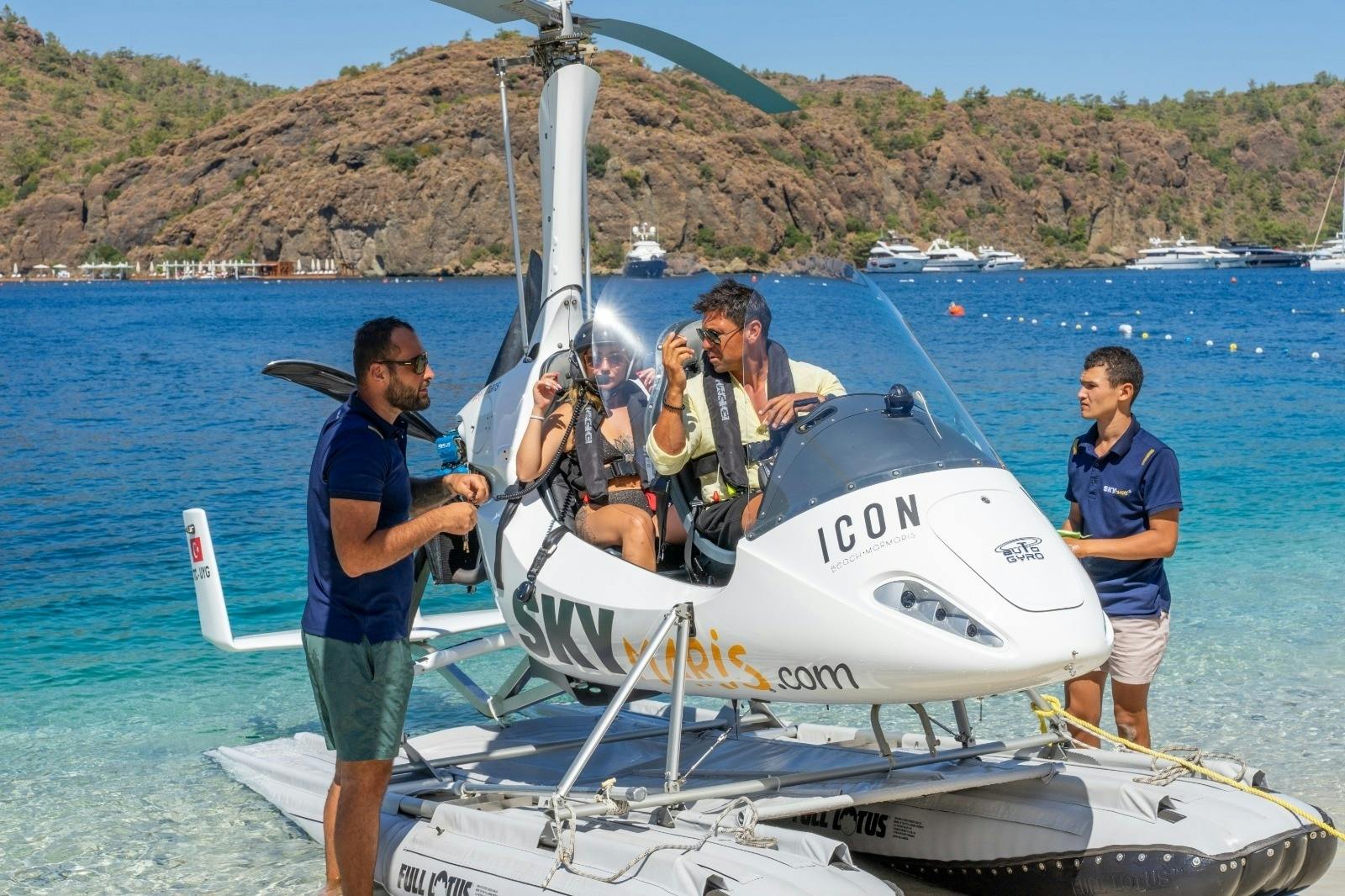 Marmaris gyrocopter flight experience