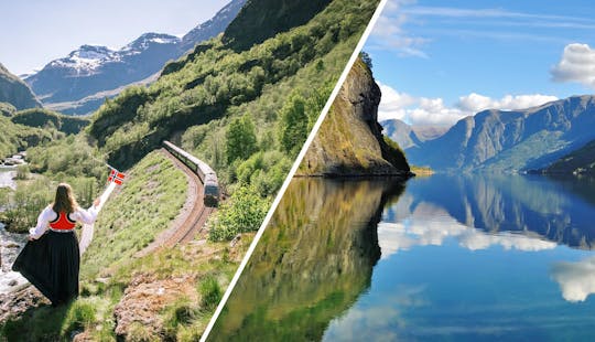 Leggendaria ferrovia di Flåm e crociera sui fiordi dell'UNESCO con pranzo a Bergen