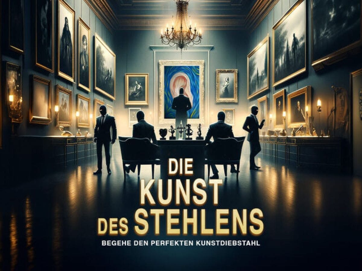 The art of stealing escape room experience for 1 hour