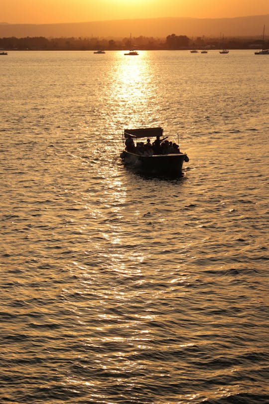 Tramonto in barca a Terrasini con aperitivo e bagno
