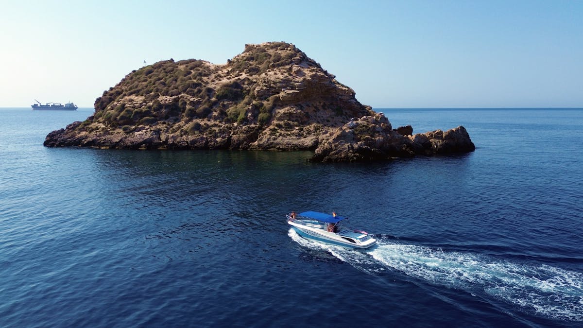 Cartagena kust boottocht naar Isla de las Palomas