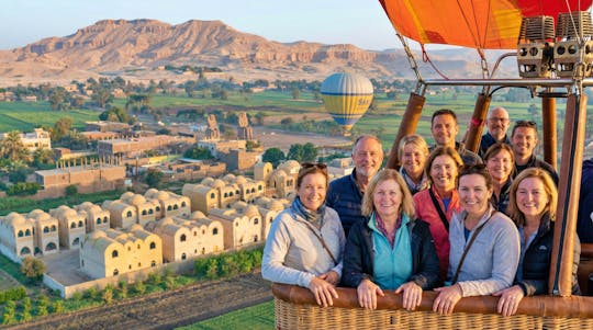 Excursion privée de nuit à Louxor avec vol en montgolfière depuis Marsa Alam