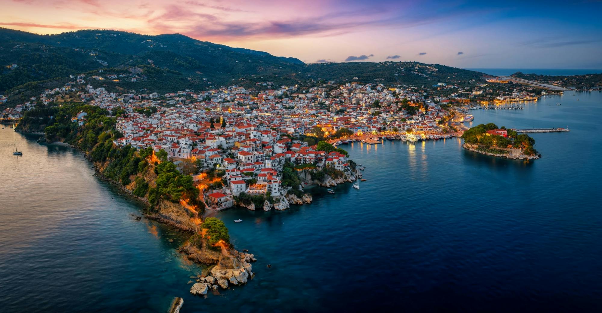 Skiathos town guided walking tour