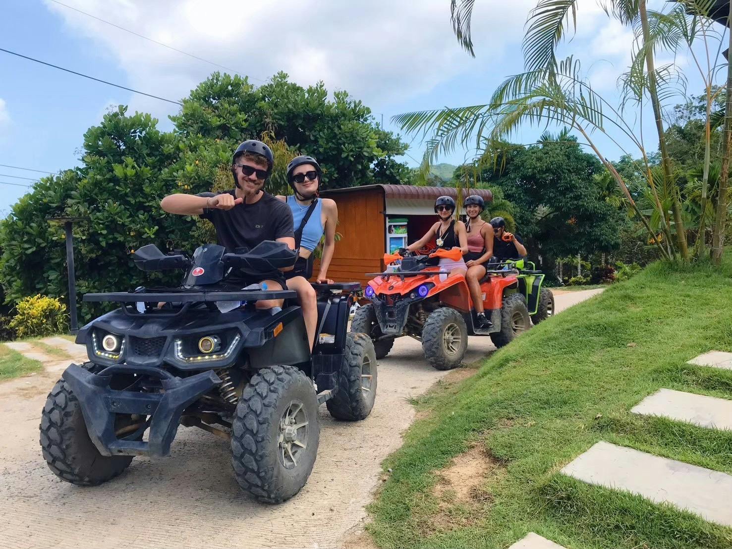 ATV adventure ride in Koh Samui's tropical jungle