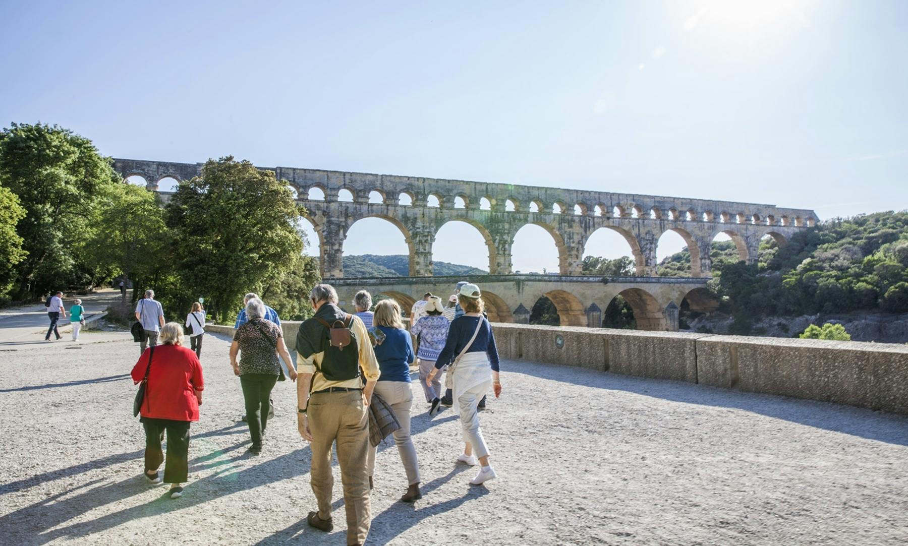 Pont du Gard e bilhete de entrada no museu com audioguia