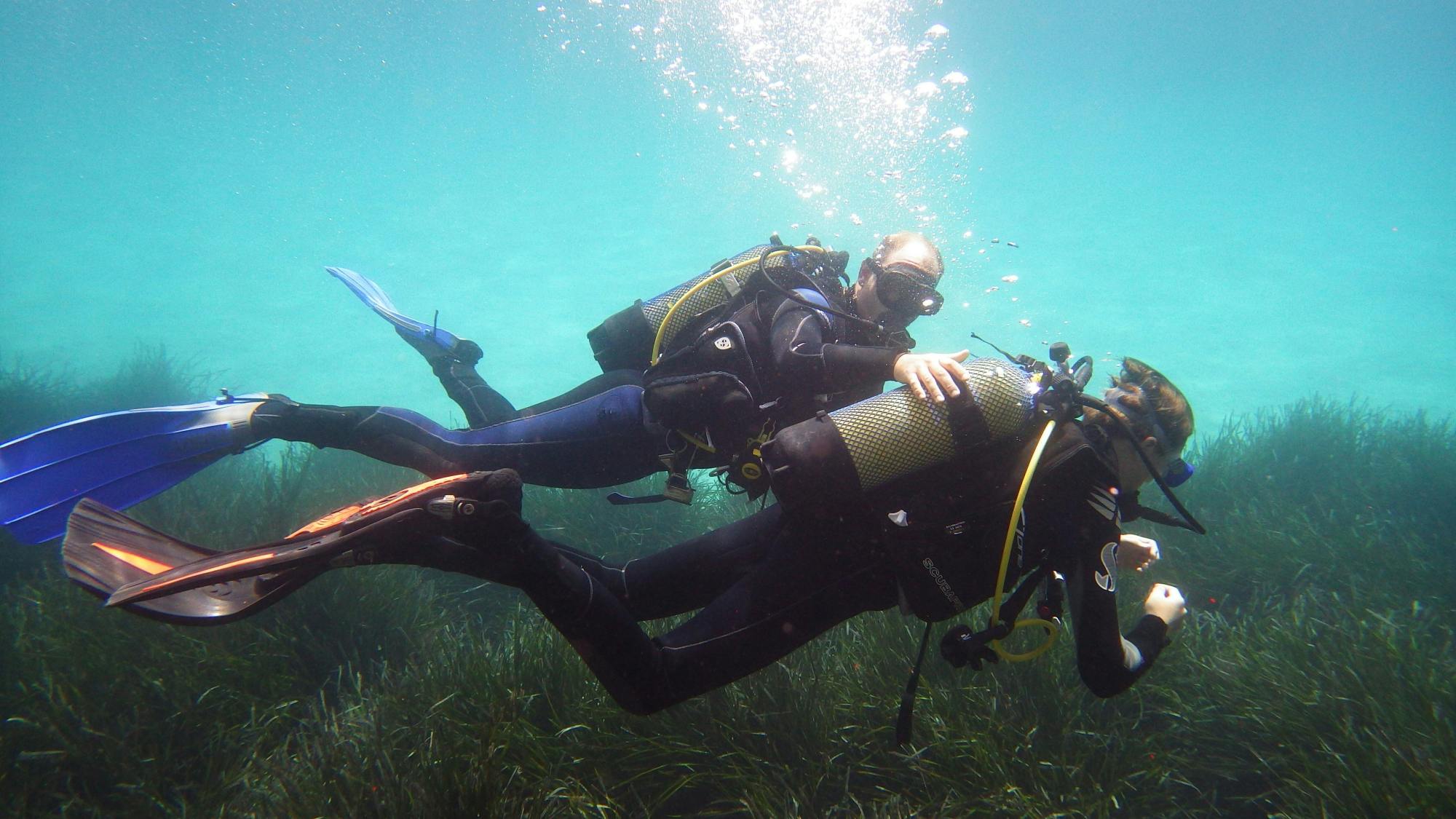 Discover scuba diving by boat with Skualo Portocolom