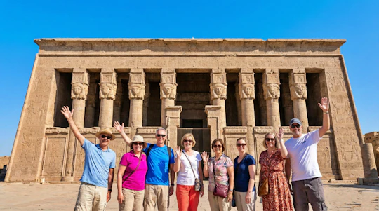 The temples of Dendera and Abydos from Luxor