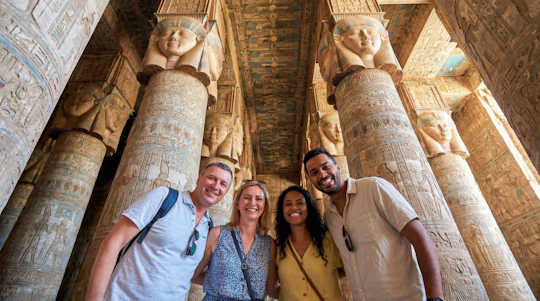 Guided tour to Dendera temple and felucca cruise with lunch from Luxor