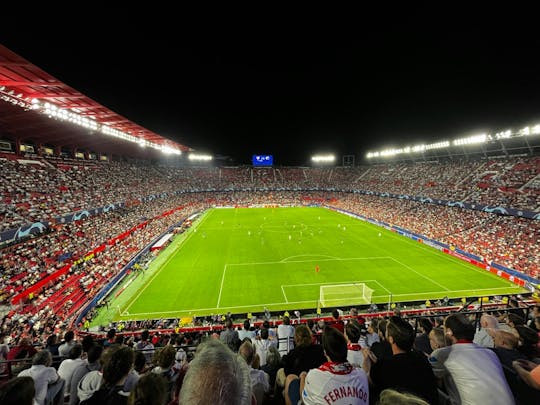 Sevilla FC football game at Estadio Ramon Sanchez Pizjuan