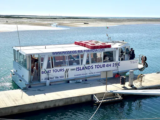 Algarve four-island cruise in Ria Formosa Natural Park