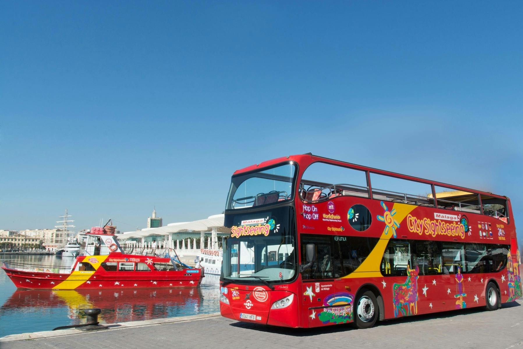 Malaga hop-on hop-off bus tour