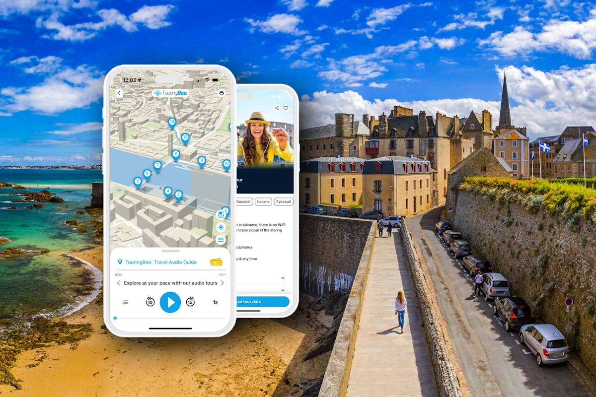 Saint-Malo wandeling met audio app