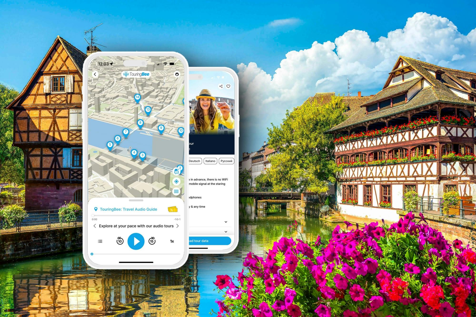 Selbstgeführter Rundgang durch Straßburg mit Audio-App
