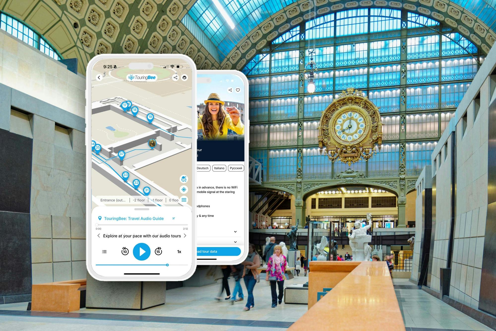 Orsay Museum self-guided tour with audio app