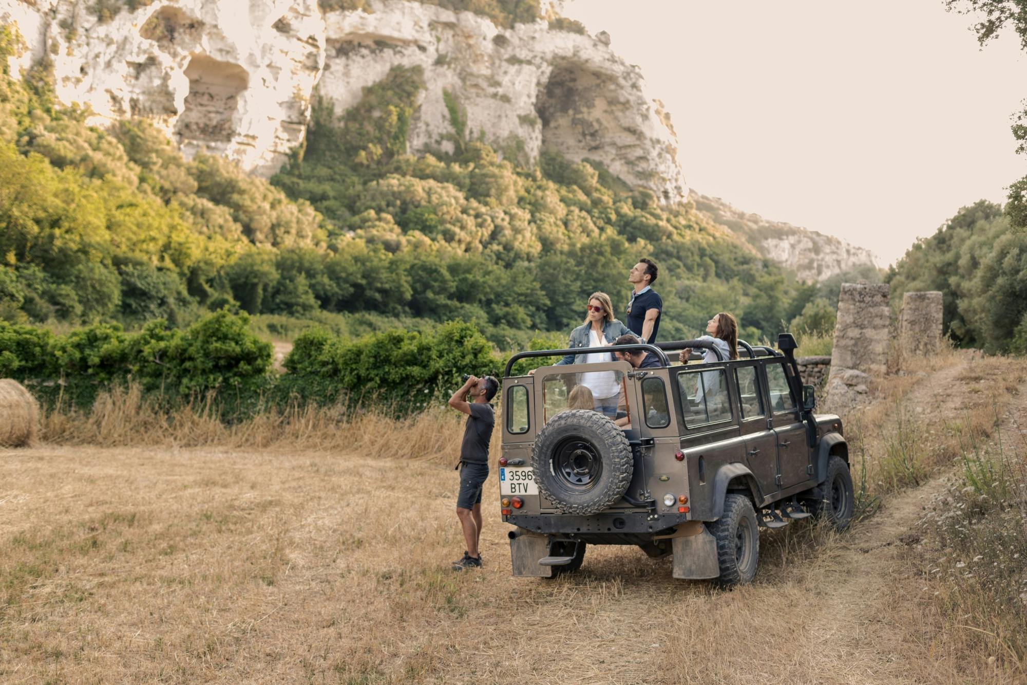 Visite de découverte de Minorque en Land Rover Defender