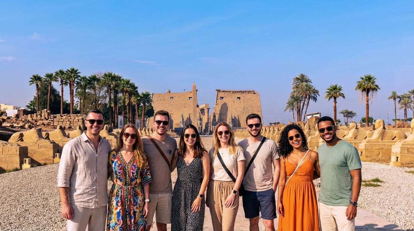 Karnak Temple, Sphinx Alley and Luxor Temple tour from Luxor