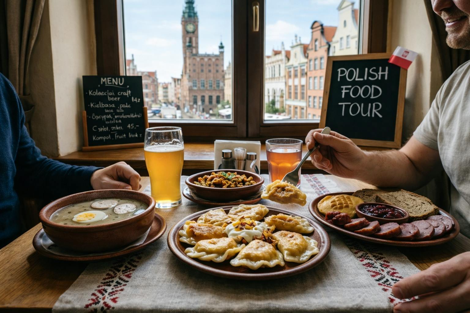 Guided Polish food experience with local specialties in Gdańsk