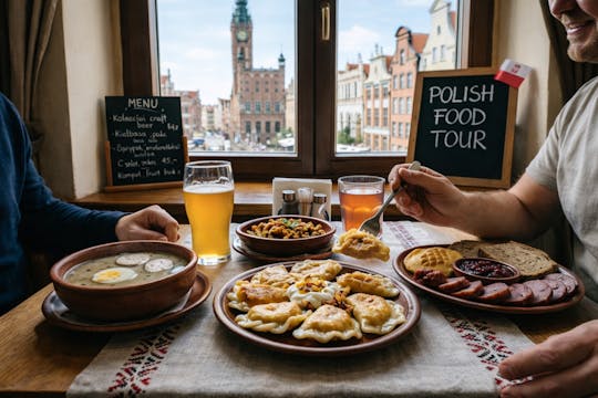 Guided Polish food experience with local specialties in Gdańsk
