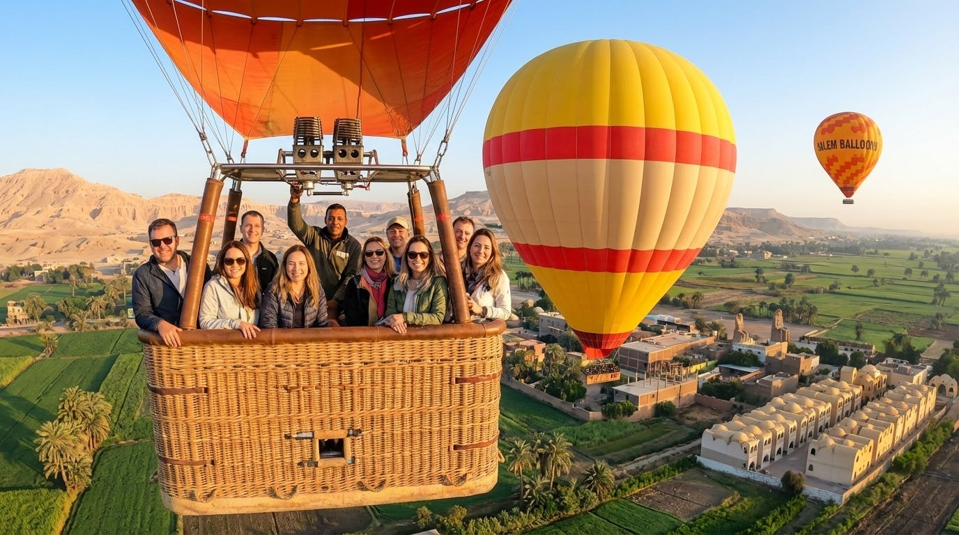 Luxor im Heißluftballon erleben