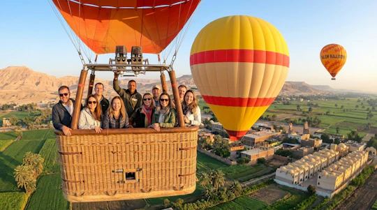 Experience Luxor by hot air balloon