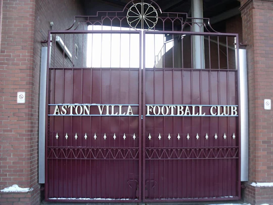 Aston Villa football game at Villa Park
