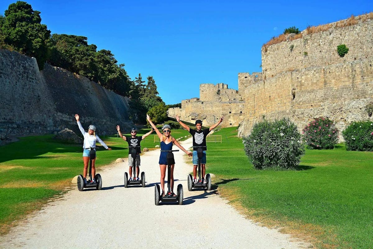 Rhodos zelfbalancerende scooter tour door de oude stad