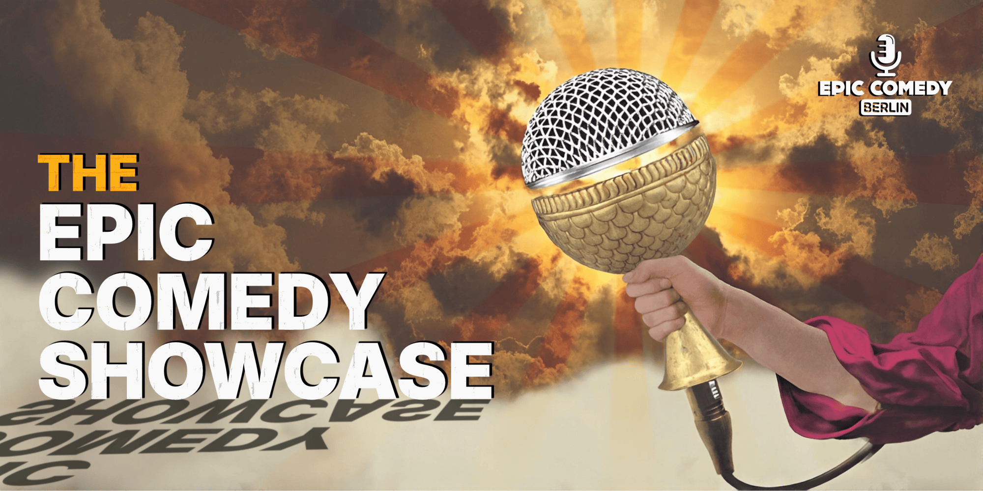 Tickets voor de Epic Comedy Club Showcase stand-up comedy in Berlijn