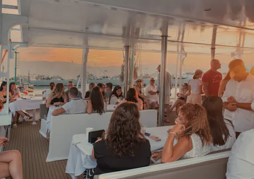 Catamaran cruise with authentic Cypriot dinner and entertainment