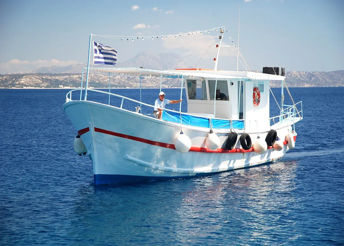 Kefalos Bay boat trip with lunch