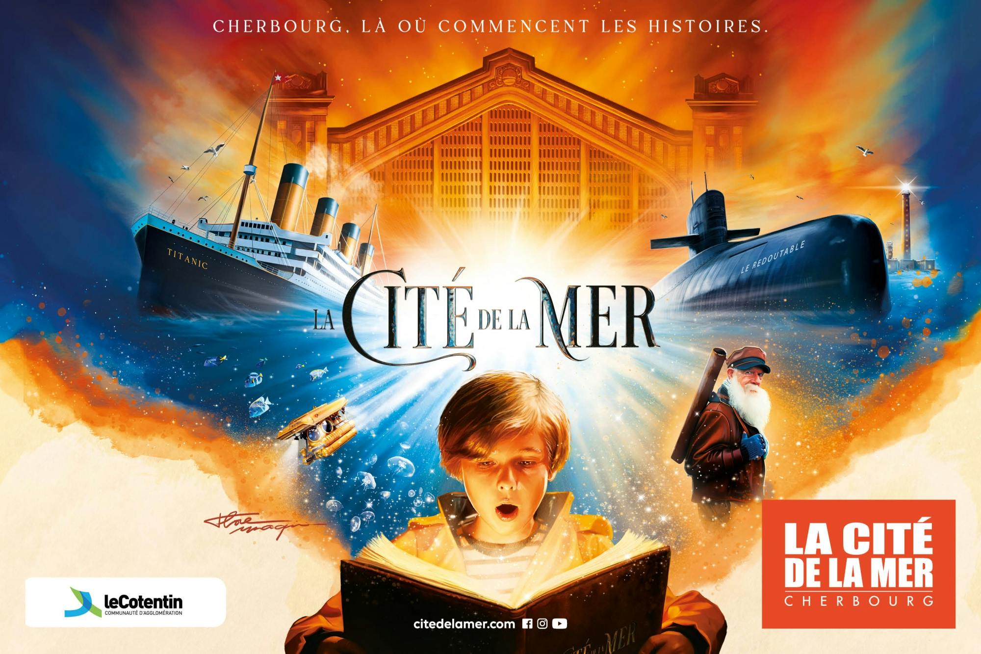 Eintrittskarte für La Cité de la Mer