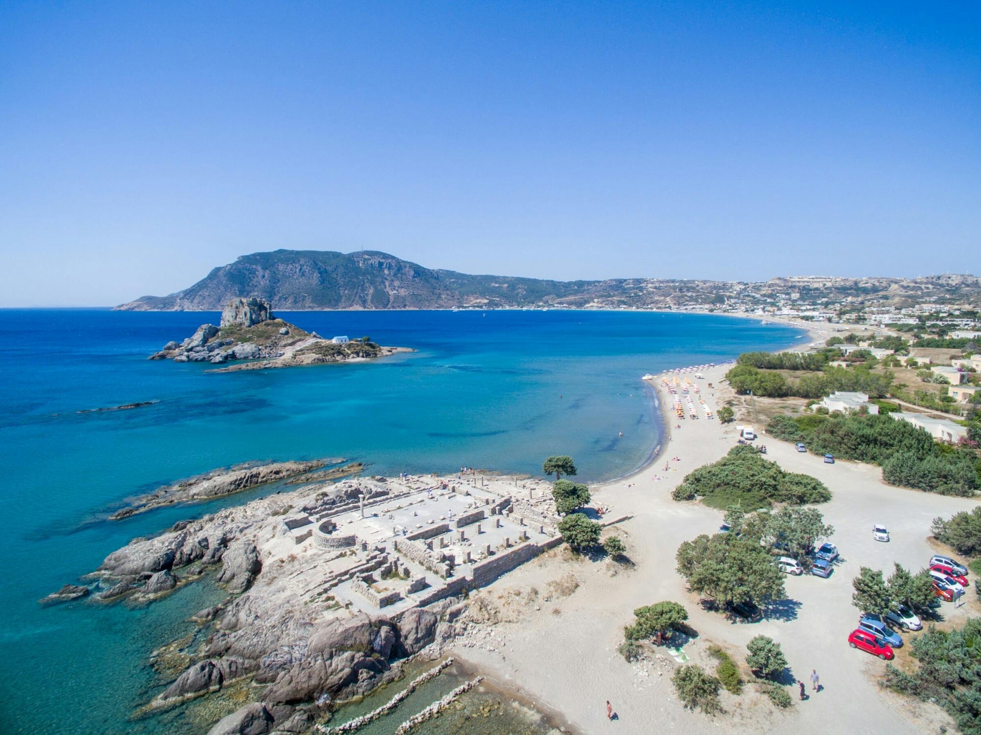 Guided tour of Kos Town, Asclepeion and Zia with wine-tasting