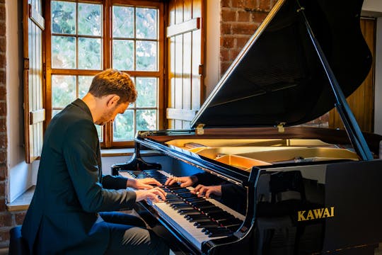 Chopin-Klavierkonzert in der Altstadt von Warschau